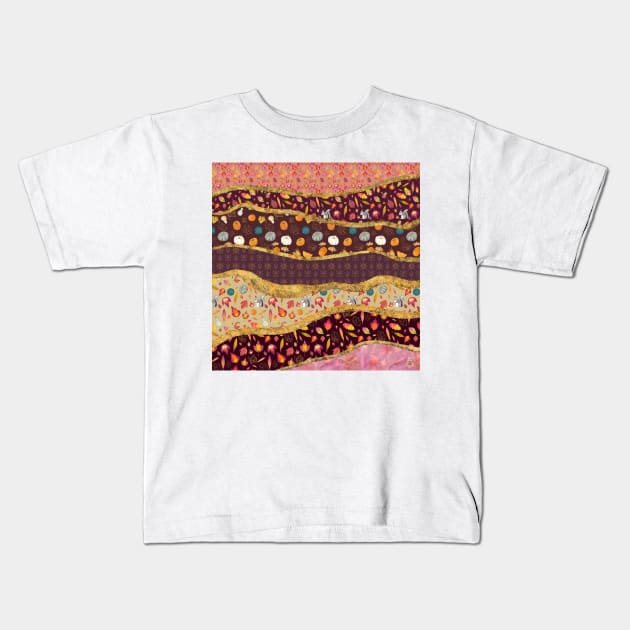 Autumn jewels Kids T-Shirt by andreeadumez